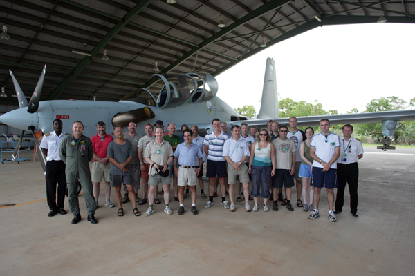 The Egrett aircraft, and most of the team involved in the ACTIVE project.